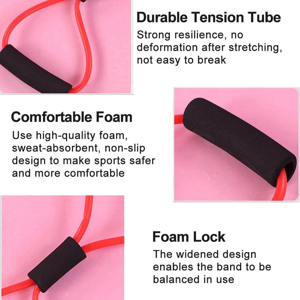 JupiterGear Figure-8 Resistance Band for Strength and Stability Exercises-2