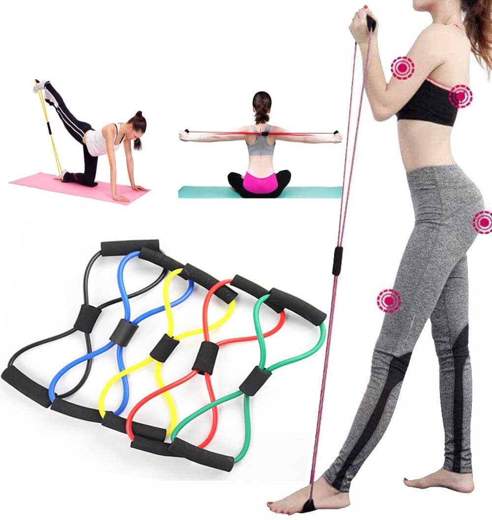 JupiterGear Figure-8 Resistance Band for Strength and Stability Exercises-1