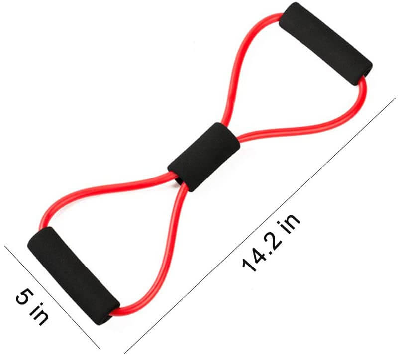 JupiterGear Figure-8 Resistance Band for Strength and Stability Exercises-3